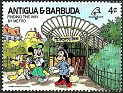 Antigua and Barbuda 1989 Walt Disney 4 ¢ Multicolor Scott 1210. Antigua & Barbuda 1989 Scott 1210 Walt Disney Metro Paris. Uploaded by susofe